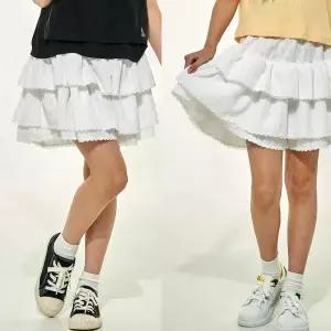 [보리보리/모데쯔]주니어 여름 살랑 캉캉 스커트 등교 초등여아 10대