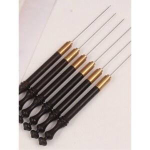 장식 비즈 바늘 자수 백단향 굵기 루네빌 8mm 코바늘