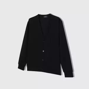 [옷자락]남자 브이넥 데일리 박시핏 봄가을 단추 남친룩 가디건