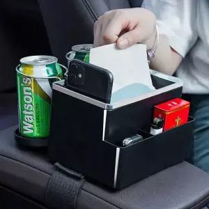 [셀러에이드]자동차 멀티 컵홀더 거치대 차량 콘솔박스 뒷자석 자동차홀더