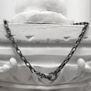 [블레스드 뷸렛]6mm 크로스 박스 체인 목걸이