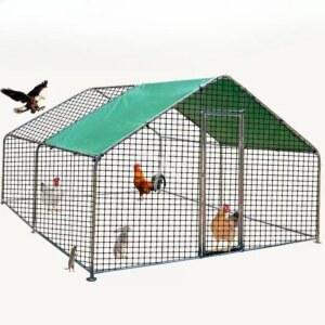 모듈형 야외 사육장 케이지 길이1 울타리 5M너비2M높이1 7M플라스틱메쉬 철제