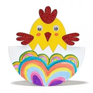 종이오뚝이 만들기 병아리