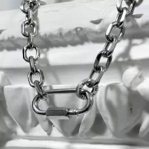 [블레스드 뷸렛]SS-엥글 라운드 체인 목걸이