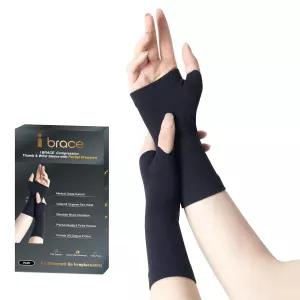 엄지 지지대가 있는 손목 터널용 i BRAES 부분 영역 압박 슬리브 타이핑 가드닝 골프 요가 테니스 남성 및