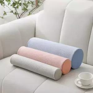 일자형 허리보호 쿠션 베게 사무실 허리받침 등쿠션 목쿠션