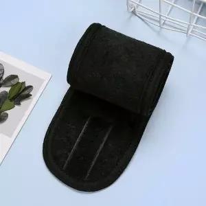 [셀러에이드]극세사 찍찍이 세안밴드 블랙