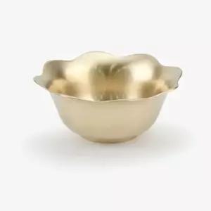 고급 후식 상차림 방짜유기 꽃잎 빙수볼 대