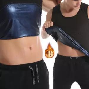 [옷자락]남성 검정민소매 압박보정 헬스운동복 땀복런닝 나시