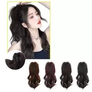 [셀러에이드]웨이브 포니테일 집게 가발 X2개 부분가발 반가발