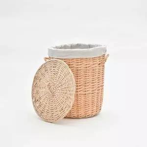 빈티지 라탄바스켓 중형 빨래 세탁 바구니 대형 햄퍼