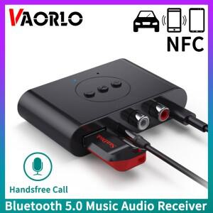 Bluetooth 5.0 오디오 수신기 NFC U 디스크 RCA 3.5mm AUX USB 스테레오 음악 무선 어댑터 (차량용 키트 스