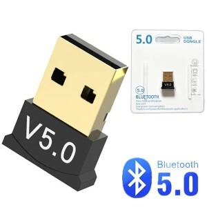 USB 블루투스 5.0 어댑터 송신기 수신기 오디오 동글 무선 노트북 PC 컴퓨터용