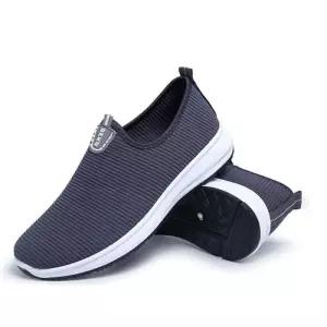 [옷자락]남성 클래식 면혼방 캐주얼슬립온 끈이없는운동화
