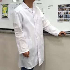 연구실 여름용 실험가운 영양사 얇은 병원실습복 XL 긴팔