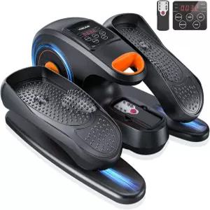 요수다 언더 데스크 타원형 전기 시니어용 기계 리모컨이 장착된 완전 조립식 좌식 페달 운동기 무료