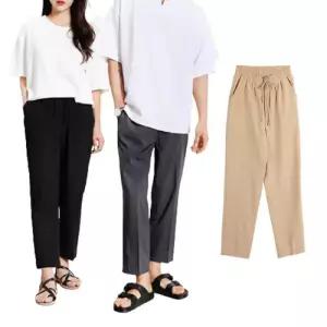 [옷자락]남녀공용 아이스 폴리스판 SS 큰사이즈 쿨 팬츠