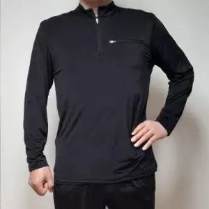 [옷자락]남성 집업 쿨링 모크넥 작업복 롱슬리브 터틀넥 쿨티 티셔츠