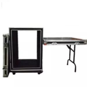 믹서 랙 케이스 이동식 수납 상자 방송 음향 캐비넷 엠프 무대장치