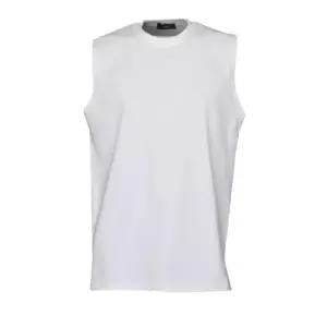 [옷자락]남성 라운드 민소매 레이어드 나시 티셔츠