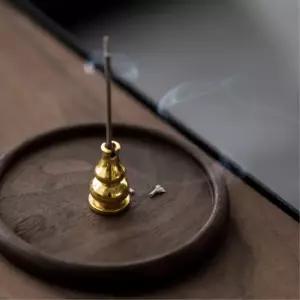 향피우기 스틱 향받침대 황동 메탈 인센스홀더 거치대