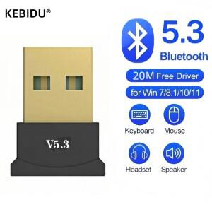무선 블루투스 5.3 USB 어댑터 PC 동글 마우스 키보드 음악 오디오 수신기 송신기