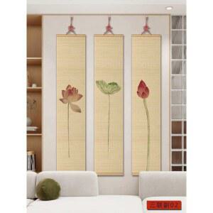 걸이 족자 횟집 이자카야 대나무 동양풍