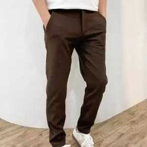 [다잇템]남자 겨울 정장바지 테이퍼드 뒷밴딩 팬츠