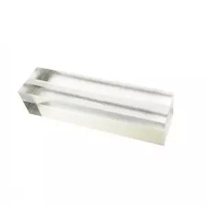 직사각아크릴네임텍 메모꽂이 (투명) 홀더 다용도 영수증 명함 클립 지꽂이 사무용 문구용