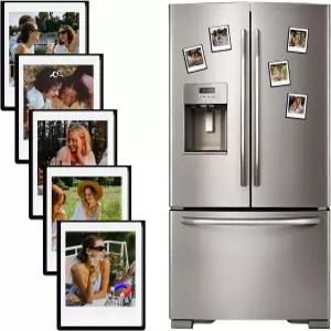 인스탁스 스퀘어 SQ1/SQ6/SQ10/SQ20/SQ40 인스턴트 카메라 필름용 냉장고 자석 프레임 5팩 후지