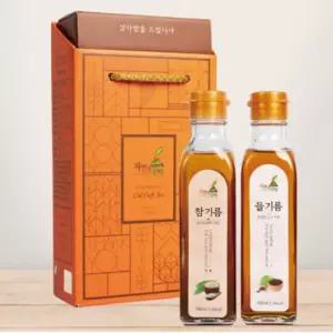 들기름 참기름 세트 180ml 2개 선물 셋트 오일 오일셋