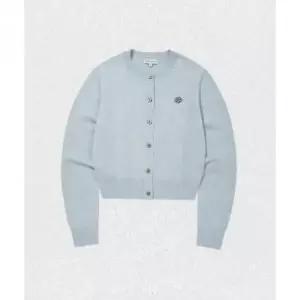 매장정품 와키윌리 WACKY WILLY 26SS 우먼스 릴리와펜 라운드넥 가디건 블루 WA2601CD51SB 1477016