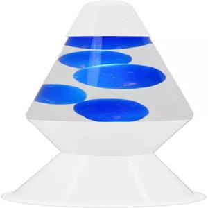 즈리세즐라바 16인치 액체 모션 램프 블루 왁스가 포함된 투명 마그마 편안한 야간 조명 홈 데코 거실 침실