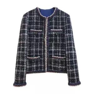 여성코트 봄 헤비 울 숏 코트 자켓 심쿵해외구매