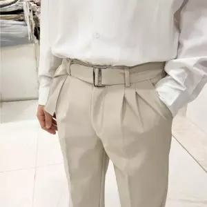 [옷자락]남자 캐주얼룩 톤인톤 슬랙스셋업 버클 폴리 벨트