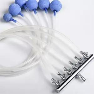 브로와 수조 10구 에어분배기 미세조절 공기공급기 벨브형