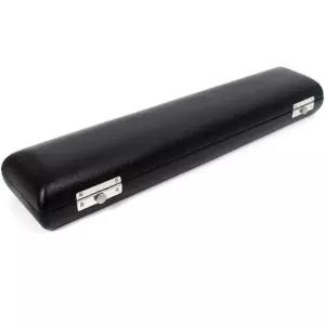 C 풋 조인트 연주자용 가죽 플루트 플루트 16홀 가방 선물 PU