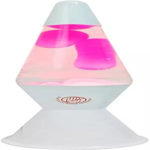 즈리세즐라바 16인치 액체 모션 램프 핑크 왁스가 포함된 투명 마그마 편안한 야간 조명 홈 데코 거실 침실