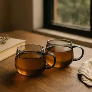 메이 내열 유리잔 150ml 찻잔 투명 WFLORNC