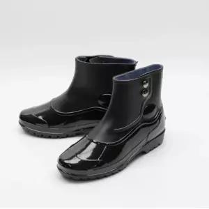 [옷자락]남성 고무 앵클 큰사이즈 큰발 하이힐 코지 장화