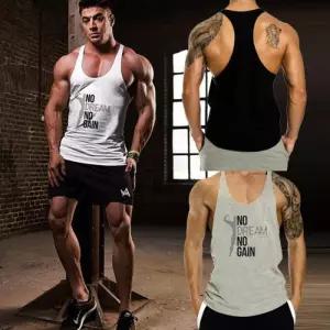 [옷자락]남자 U넥 헬스장 짐웨어 머슬핏 3컬러 망고 나시