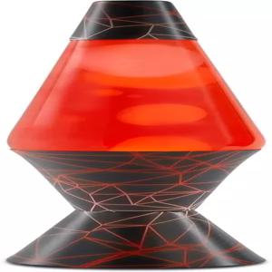 스펜서 라바 램프 - 17인치 프로그래머블 머티리얼 오리지널 모션 폴리곤 패턴 인쇄 베이스가 있는 화이트