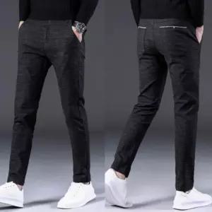 [옷자락]남자 깔끔 오피스 스타일 슬림핏 캐주얼 면바지