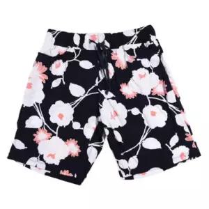 [옷자락]남자 패턴 꽃무늬 네이비 수영복 포인트 빅 반바지