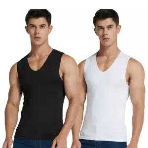 [옷자락]남자 내의 슬리브리스 구김 쿨링 없는 부드럽고 티셔츠