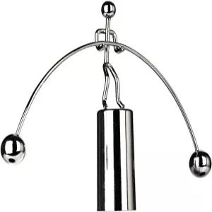 써니테크 미니 스틸 밸런스 장난감 역도기 키네틱 아트 감압 과학 심리학 홈 오피스 데코 책상 장식 WJ064