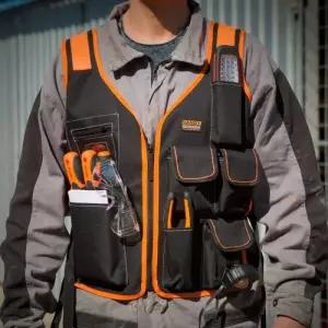 [다잇템]남자 공사 공구 근무 택배 안전복 무전기 조끼