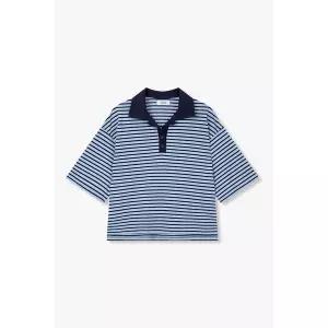 [STUDIO TOMBOY](센텀시티점)스트라이프 카라 넥 반팔 티셔츠(9176222999)