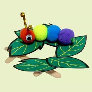 움직이는 애벌레 만들기