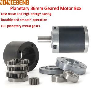 36mm 유성 기어박스 555 3530 31ZY 520 DC 모터용 지구본/자동차/비행기/로봇 및 DIY 모델용 고토크